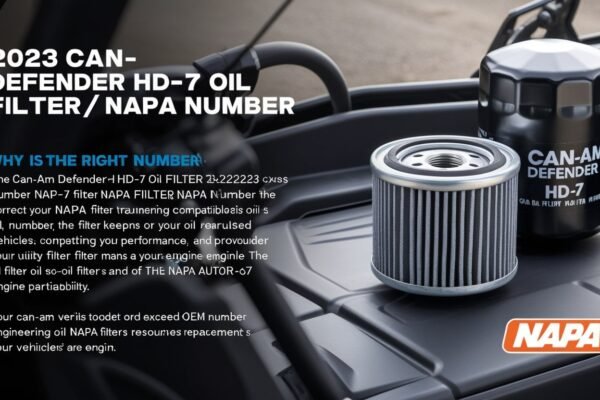 2023 Can-Am Defender HD-7 Oil Filter/NAPA Number
