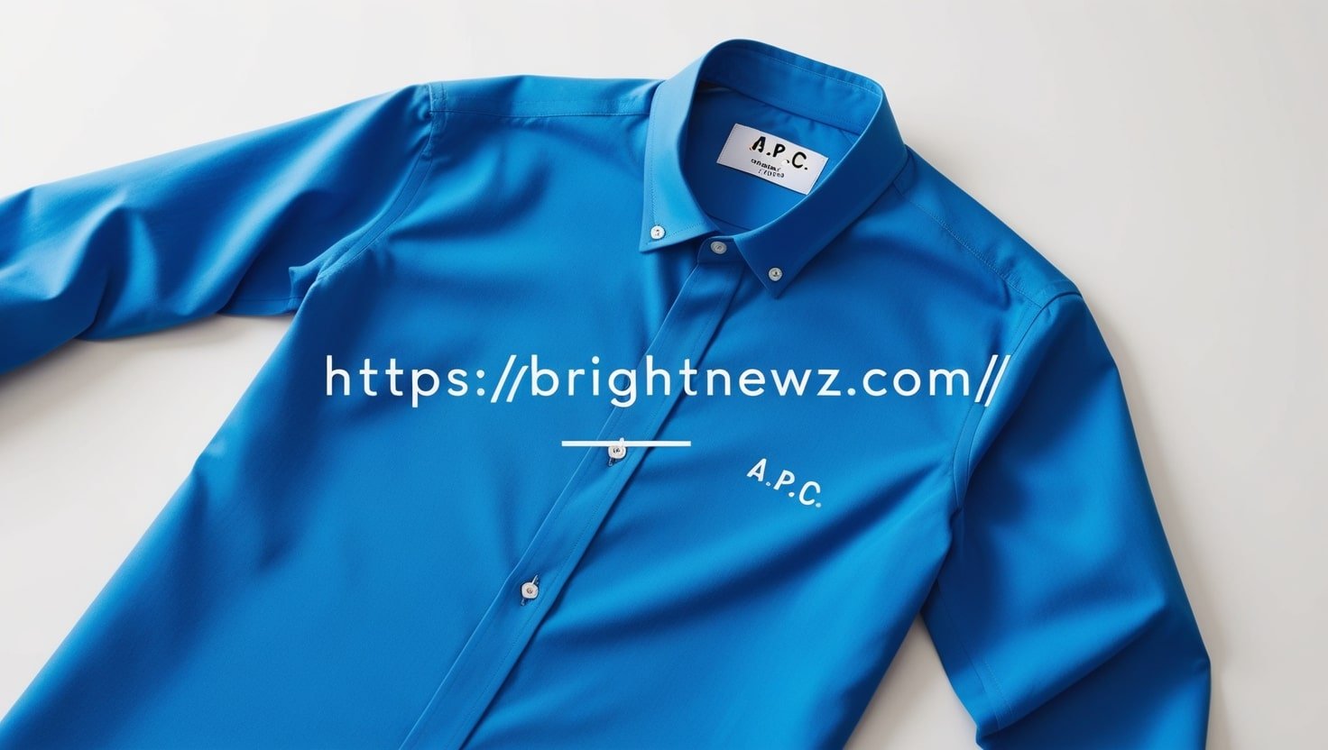 A.P.C. Blue Edouard Shirt