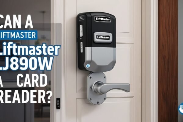 can a liftmaster lj8900w be wired to a card reader