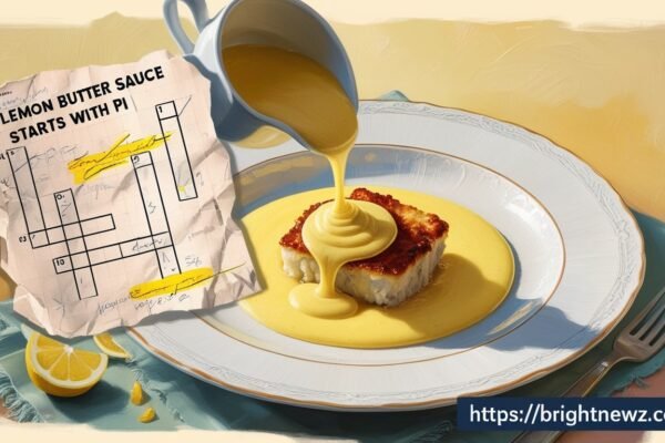 Lemon Butter Sauce Starts with Pi Crossword Clue