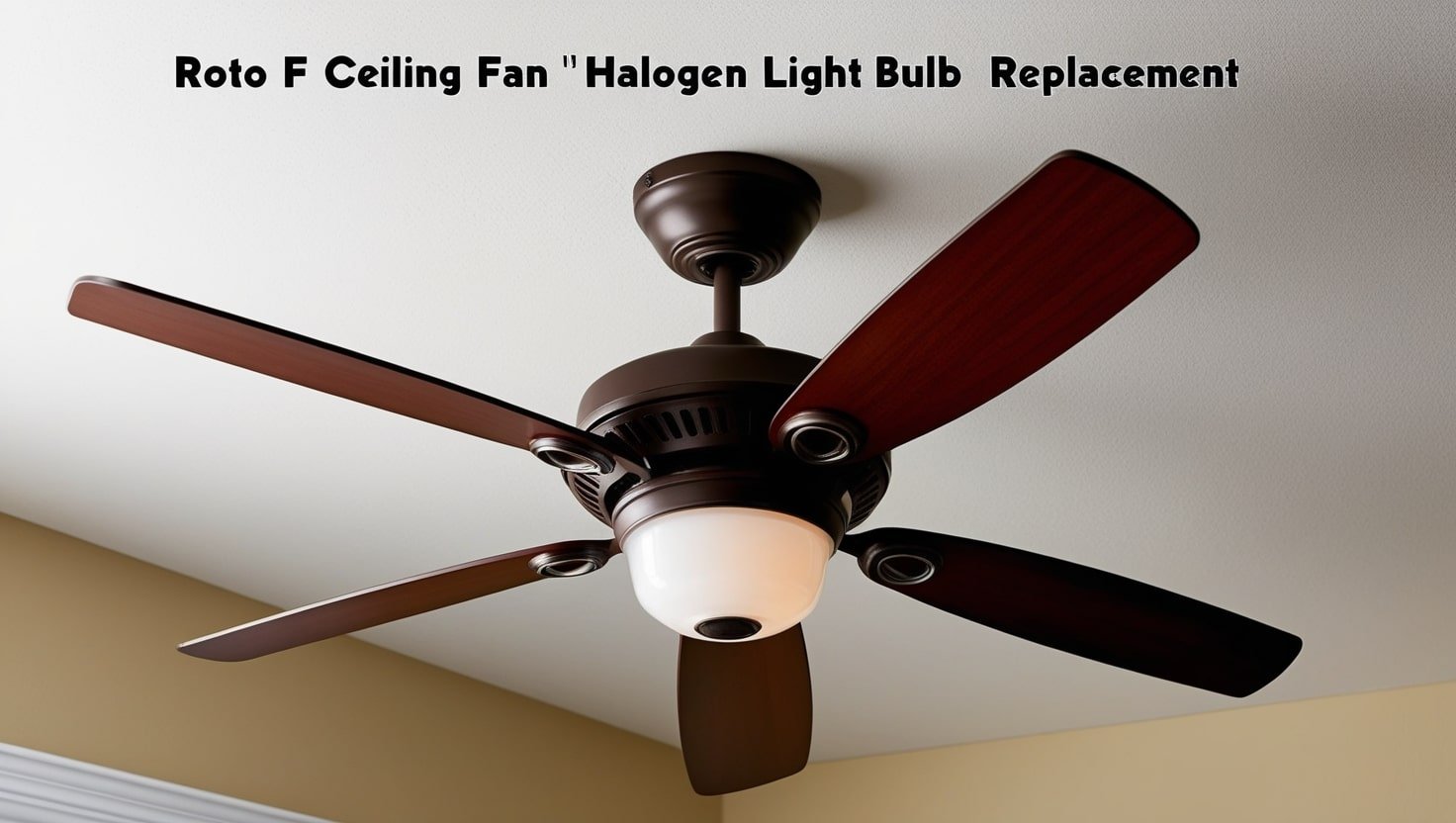 Roto F Ceiling Fan Halogen Light Bulb Replacement