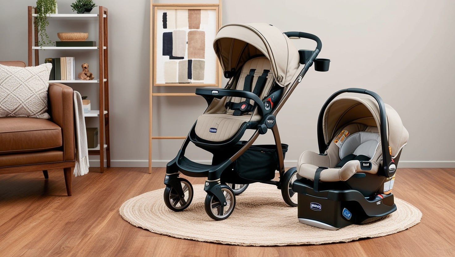 Chicco Bravo Trio Travel System Papyrus